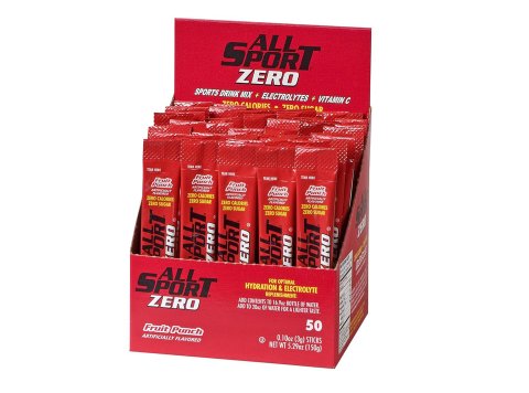 All Sport Zero Drink Mix - Fruit Punch, 50-Count Sticks, Zero Sugar