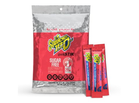 Qwik Stik® ZERO – Sugar Free Hydration Powder Packets, Fruit Punch